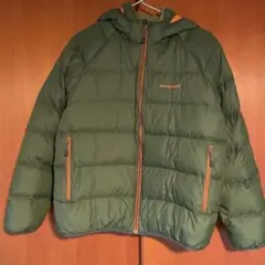 mont-bell ダウンコート オリーブグリーン