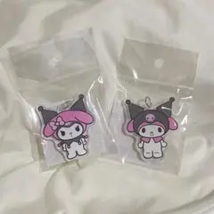 メロクロ展 会場限定 パーツアクリルキーホルダーG、H マイメロ クロミ 2点
