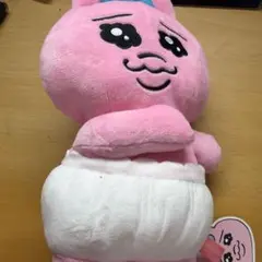 おぱんちゅうさぎ　胸にポンポン当てるBIGぬいぐるみ
