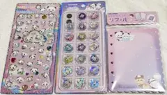 もちもちぱんだ　ジュエルプチドロップ　おはじきシール　シールバインダーリフィル