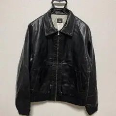 定価65万VERSACE ブラックレザーブルゾン