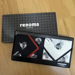 renoma PARIS ハンカチ 2枚セット