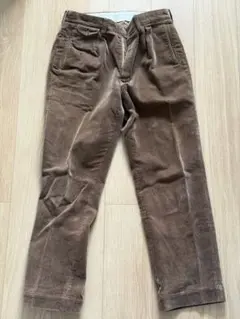 phigvel フィグベル コーデュロイ パンツ トラウザーズ　1 S 茶
