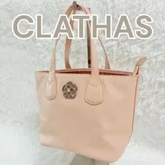 CLATHAS Y2K Pink Tote Bag Vintage Logo