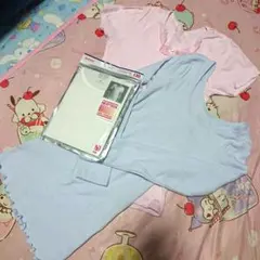 ユニクロキッズヒートテックTシャツ&2枚130.140