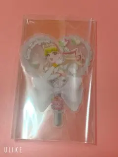 映画キミとアイドルプリキュア　入場者特典 うちわ型クリアカード　キュアズキューン