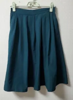 グリーン フレアスカート earth アース