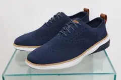 新品未使用 箱付き cole haan スニーカー 紺×白 9 26.5cm