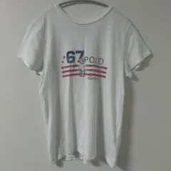 ポロラルフローレン　ヴィンテージ風プリントTシャツ ポロベア