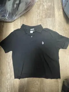 ポロ　ラルフローレン　ポロシャツ　黒　S