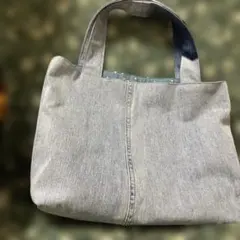 デニムリメイク トートバック　ハンドメイド