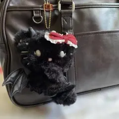 ハローキティ ぬいぐるみキーホルダー 小悪魔