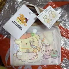 未使用品✨️ポムポムプリン 30周年記念 エコバッグ ぬいぐるみ しまむら