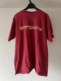 BILLABONG 赤 Tシャツ WORLDWIDE WAVES