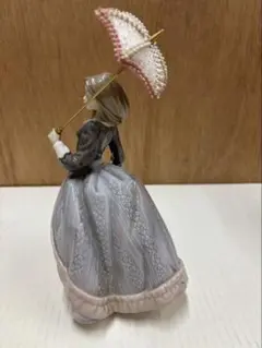 リアドロ パラソルを持つ娘