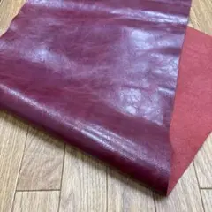 格安　牛革　本革　はぎれ大　レザークラフト　革はぎれ　革ハギレ　NO.23