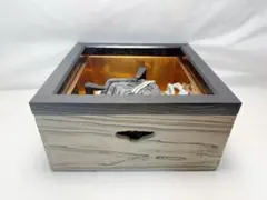 ほぼ未使用 茶道具 桑 置炉 釜 炉.置炉用炭型電熱器 3点セット 紙箱 茶道具 置炉＆電熱器 電気炭 ヤマキ電器 置炉セット 置炉 女桑製