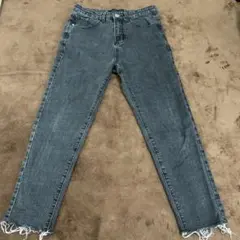 ne ss addictive design グレー ストレートデニム Sのサムネイル