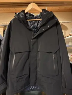 ユニクロ　+J ハイブリッドダウンオーバーサイズパーカー L ブラック　再販分