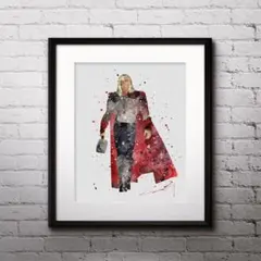 マイティ・ソー・MARVEL・アベンジャーズ・ディズニーランド・額縁付・送料無料