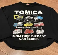TOMICA 長袖ブラック　120 はたらくくるま