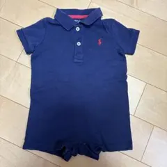 ラルフローレン ロンパース 3-6M（ネイビー）