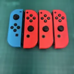 Nintendo Switch ジョイコン レッド　ブルー　ジャンク品　4個