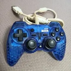 動作品！HORI ホリパッド3 ミニ PS3 コントローラー クリアブルー