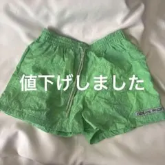 ★メンズ　OCEAN PACIFIC 蛍光グリーン 水着パンツ