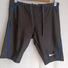 Nike 水着 男の子用 黒/青 ストライプ　160cm 155〜165
