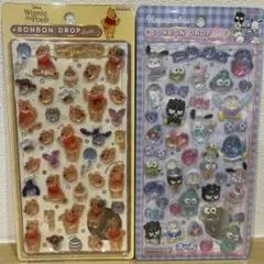 【正規品】ボンボンドロップシール　プーさん、はぴだんぶい