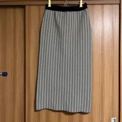 サマンサモスモス タイトスカート ロングスカート 幾何学