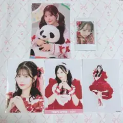 FRUITS ZIPPER 月足天音 チェキ ブロマイド 5点セット