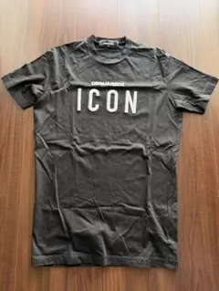 DSQUARED2 ディースクエアード刺繍ICON Tシャツ ブラック Mサイズ