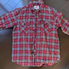 EDWIN チェック柄 長袖シャツ M