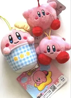 星のカービィ/ぬいぐるみマスコットセット/アミューズメント景品【新品•未使用品】
