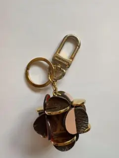 美品箱保存袋カード付きLOUIS VUITTON チェック柄キーホルダー本物