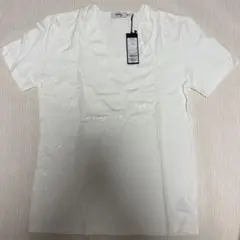 PRIGS プリッグス Vネック半袖Tシャツ ホワイト 白 M 新品
