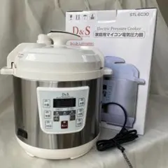 【新品未使用】D&S 家庭用マイコン電気圧力鍋 2.5L M280のサムネイル