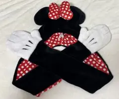 ディズニー　マフラー　ファンキャップ　ミニー