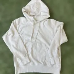 Champion Reverse Weave パーカー M ホワイト