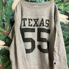 Champion/M/USA T1011フットボールTee七分袖 used良品◎