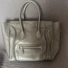 CELINE セリーヌラゲージ レザー ブラック