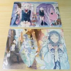 2枚セット】超かぐや姫！ラフ原画 クリアファイル かぐや＆酒寄彩葉