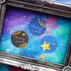 (送料込)星のサンキューシール♪