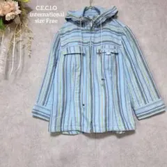 C.E.C.l.O international フード付ジャケット ブルー279
