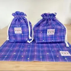 コップ袋　お弁当袋　ランチマット　くま　ゆめかわ　女の子　入園　入学