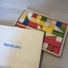 BørneLund 木製知育ブロックセット - メルカリ