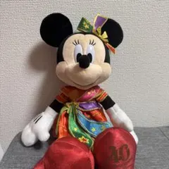 新品 ディズニーランド ミニーマウス 40周年 ぬいぐるみ ハーモニー