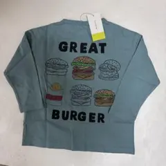 新品♡ニコフラートnico hrat ポテトポケット バーガーロンT 100cmのサムネイル